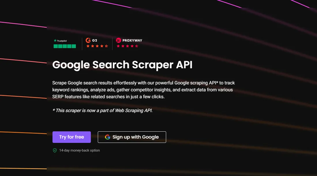 Decodo google search api